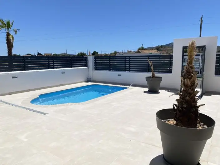 Villa de Lujo 2 Dormitorios Piscina Privada Fuente Alamo