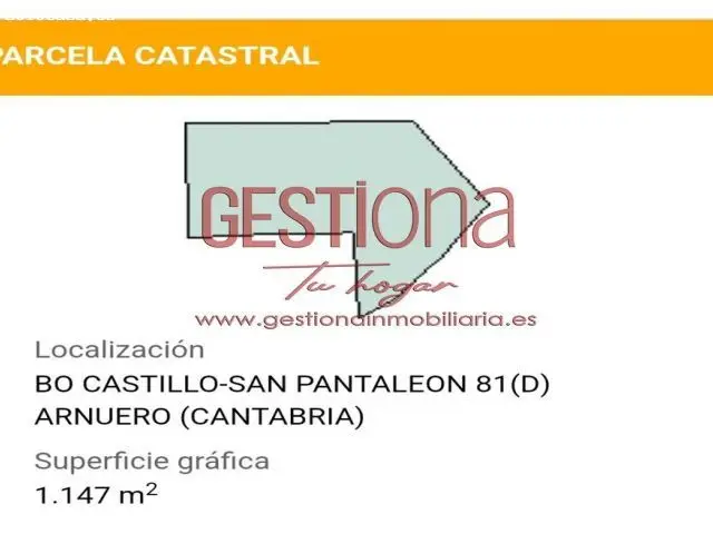 Parcela en Castillo cerca de la Playa para Construir