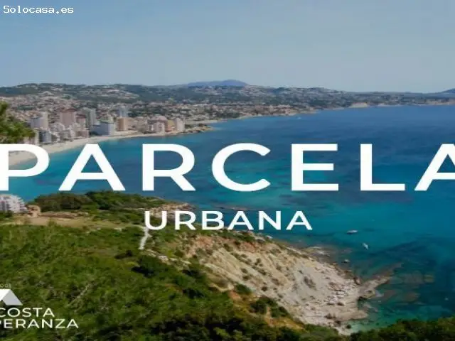 Parcela en Venta Calpe 1408m2  Construccion Viviendas