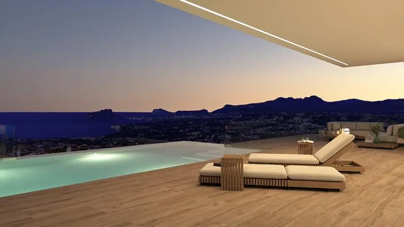 Villa de Lujo en Cumbre del Sol con Vistas al Mar