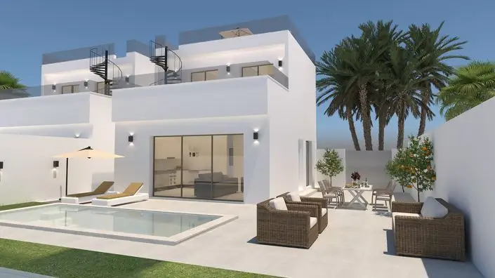 Villa en Venta Playa Flamenca 3 Dormitorios Piscina Jardin