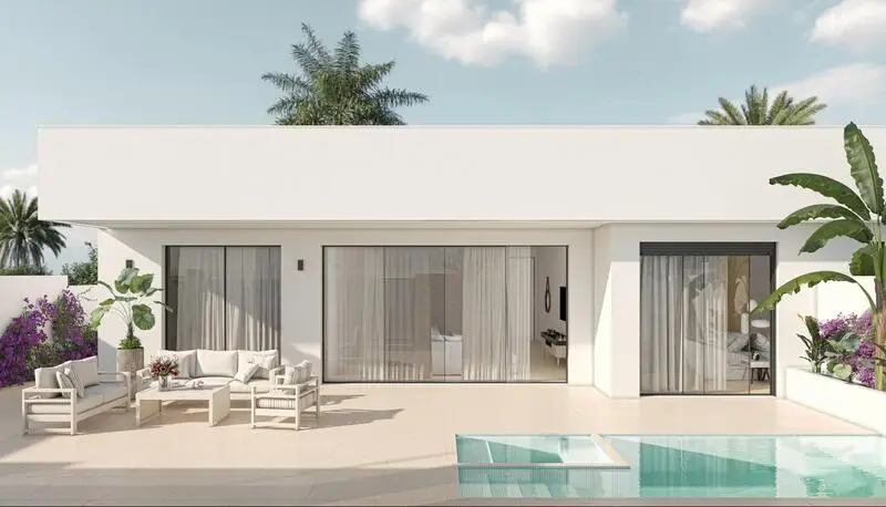 Villa Moderna en Sucina 3 Dormitorios Piscina Solarium
