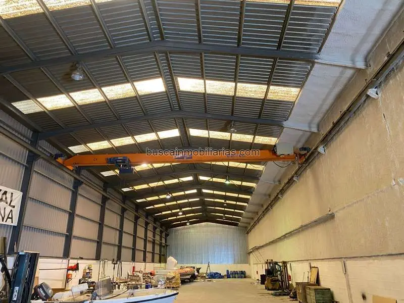 Nave Industrial en Venta Camarles 657m2 Puente Grua