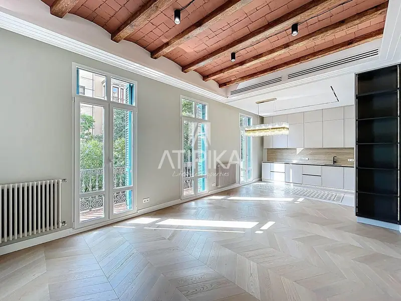 Exclusivo piso reformado 124m2 en el Eixample de Barcelona