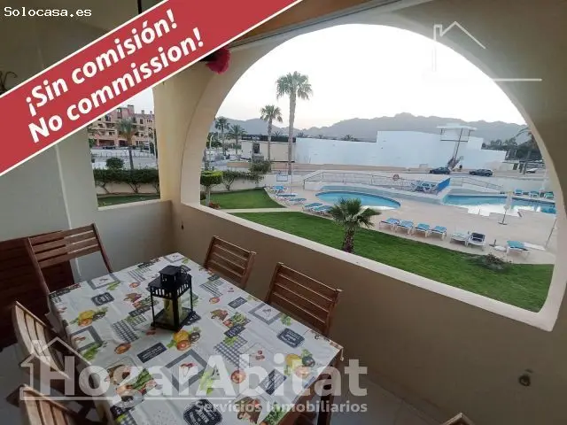 Apartamento cerca de la playa Mar Rabiosa con piscina