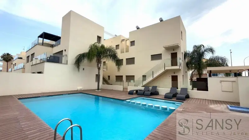 Dúplex en Les Marines Denia con Piscina y Terraza