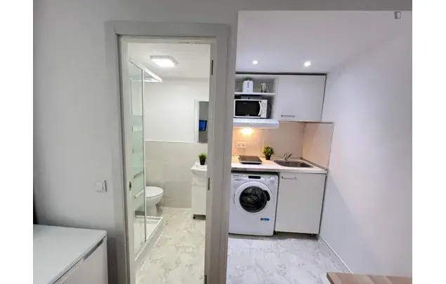 Estudio Moderno Amueblado en Madrid 3-24 Meses