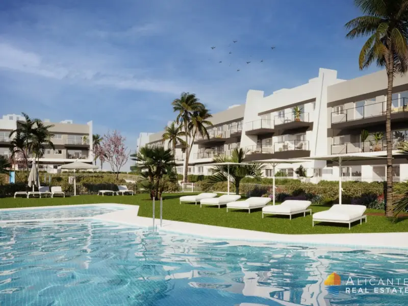 Apartamentos en Gran Alacant con Piscina