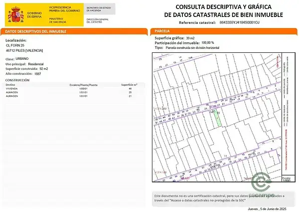 Casa en Piles Valencia 92m2 Obra Sin Terminar Activo Bancario