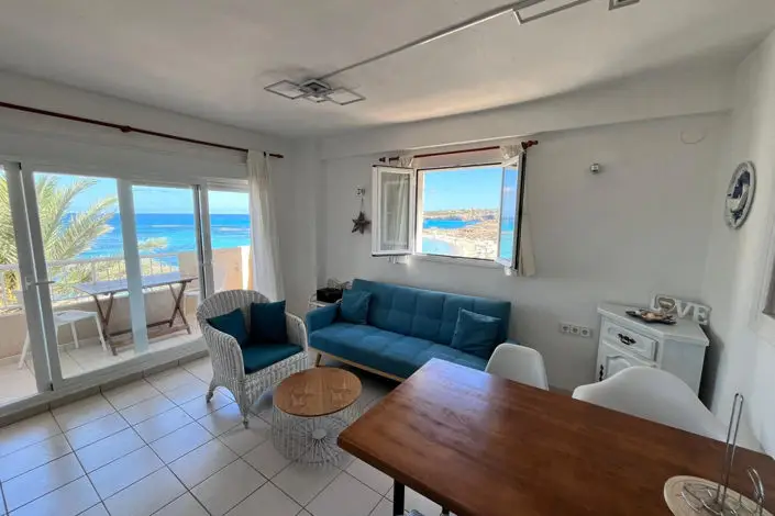 Atico en Formentera con Vistas al Mar y Barbacoa Privada