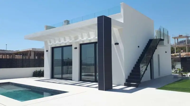 Villa 3 Dormitorios Polop Cerca Playa Piscina Privada