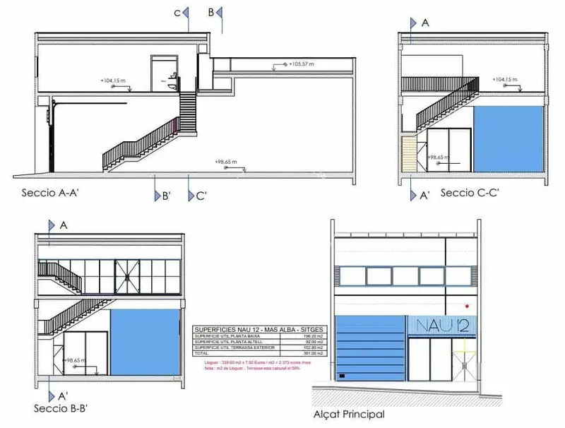 Nave Industrial en Alquiler Sitges