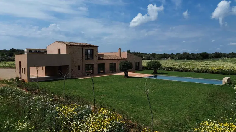 Finca en Venta Santanyi Mallorca 5 Dormitorios Piscina Nueva Construccion