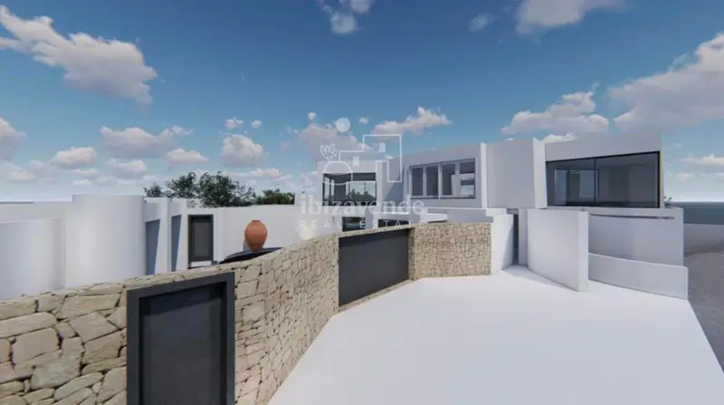 Villa en Caló d'en Real Ibiza con Vistas al Mar