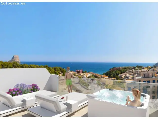 Apartamentos en Calpe con Vistas al Mar y Complejo de Lujo