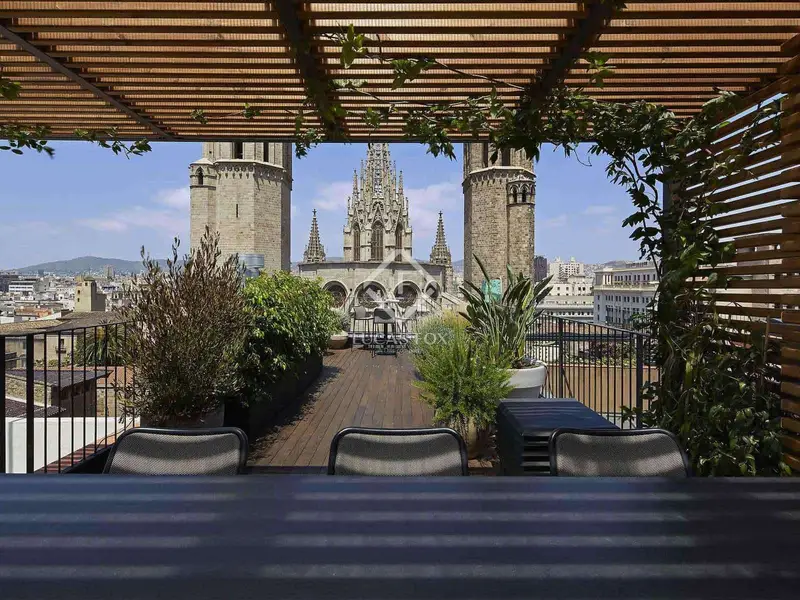 Atico de Lujo en Barrio Gotico Barcelona 73m2 184m2 Terrazas