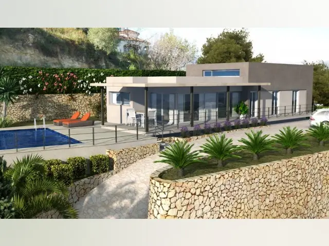 Casa Moderna en Orba Costa Blanca 3 Dormitorios Piscina Vistas al Mar