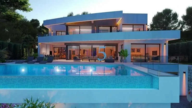 Villa de Lujo en Moraira 4 Dormitorios 4 Baños Piscina Nueva