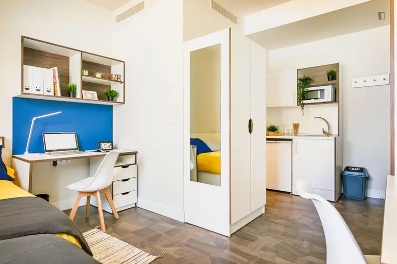 Habitacion Individual con Baño Privado en Residencia Estudiantil