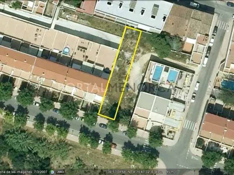 Solar Edificable en Maó Centro Cerca Colegios