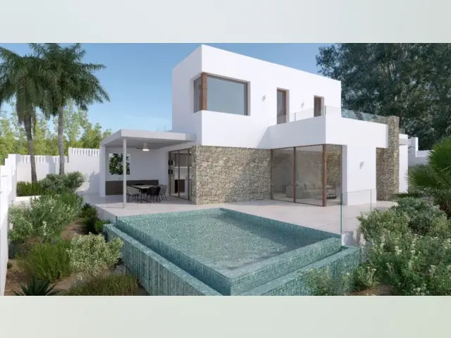 Terreno con Proyecto Villa Moderna en Tormos Cerca de Denia