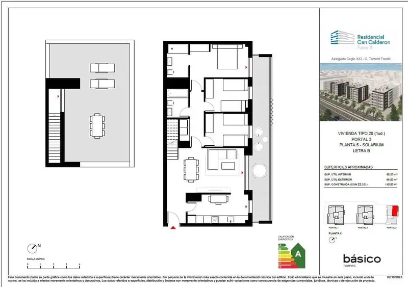 Atico en Venta Viladecans 3 Dormitorios 2 Baños Terraza 66m2
