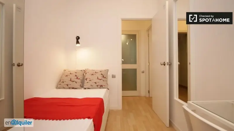 Habitacion Moderna Les Corts 5 Dormitorios Apartamento Amueblado