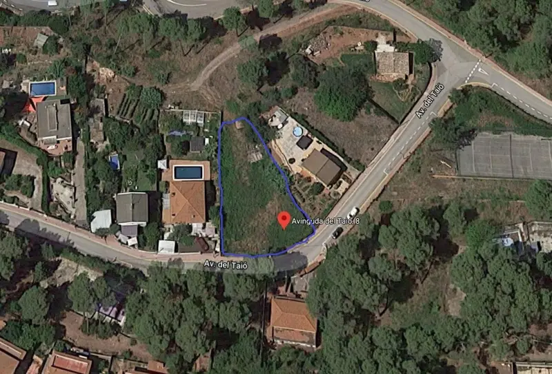 Venta Terreno Castellvi de Rosanes El Taio 812m2