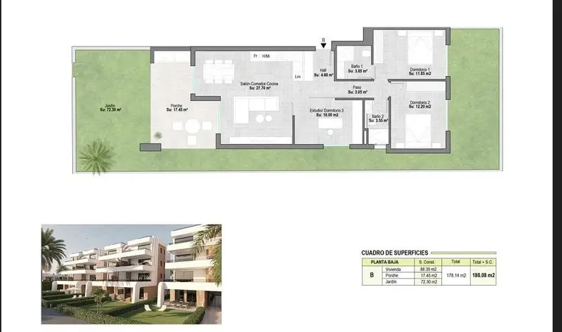 Apartamento en Venta Condado de Alhama Murcia