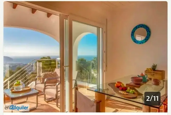Alquiler anual Villa en Teulada cerca Moraira 5 dormitorios piscina vistas al mar