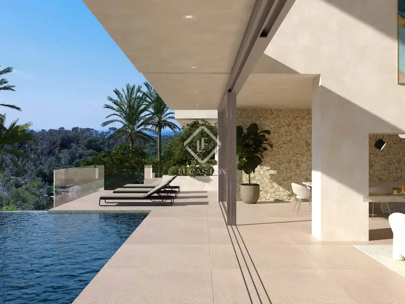 Parcela con Licencia para Villa de Lujo en Sant Antoni de Portmany Ibiza