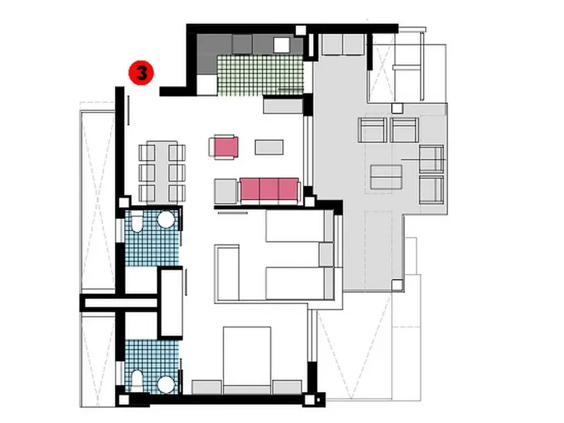 Apartamento 3 Dormitorios Denia 2 Banos Jardin Piscina