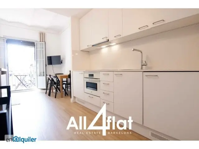 Alquiler Piso Amueblado Barceloneta 50m2 2 habitaciones