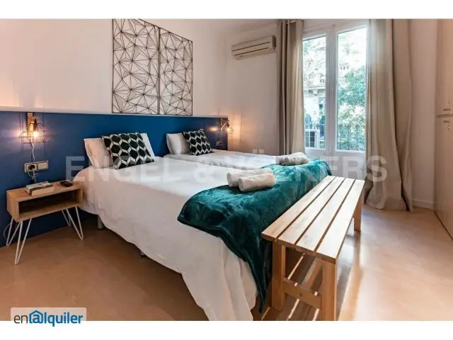 Alquiler Piso Amueblado 3 Habitaciones Ascensor Barceloneta