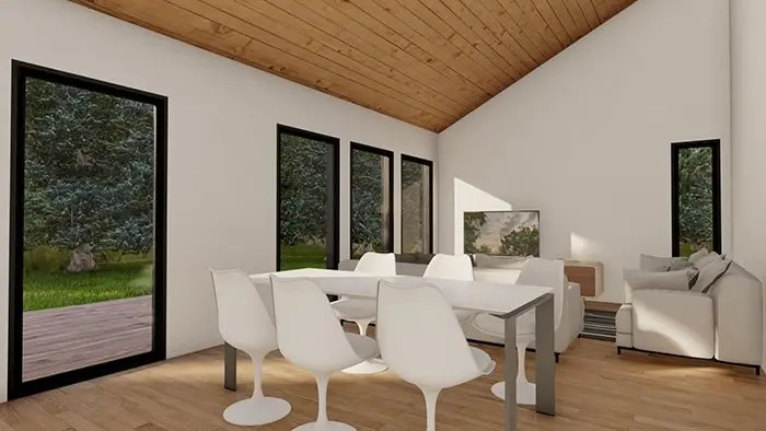 Casa Ecologica Modelo 33 91m2 2 Dormitorios