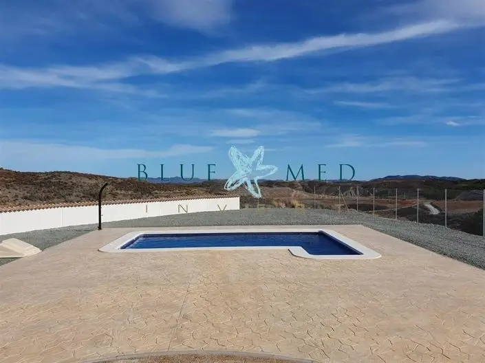 Villa 5 Dormitorios Lorca - Piscina Privada - Vistas Montaña