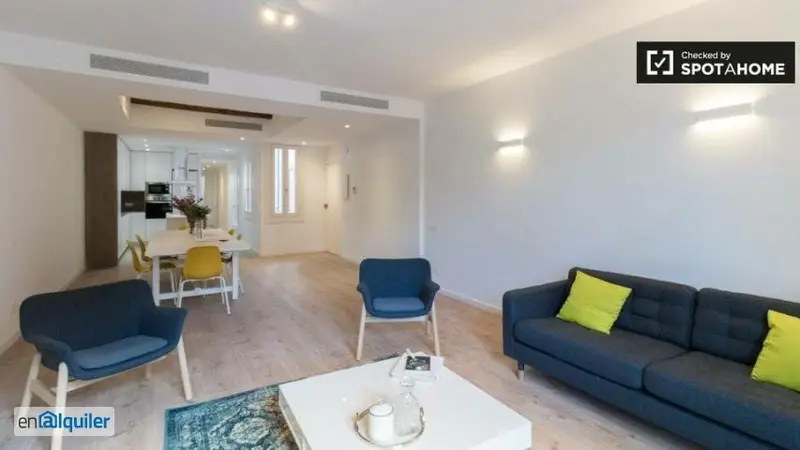 Apartamento 3 habitaciones Las Ramblas Barcelona