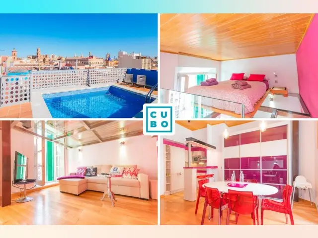Apartamento 40m2 Malaga Centro Piscina Aire Acondicionado 4 Personas