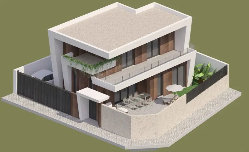 Villa Moderna 3 Dormitorios Benijofar Costa Blanca