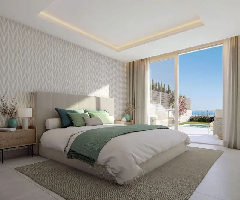 Chalet en Venta Mijas Costa 3 Dormitorios Piscina Privada Vistas al Mar
