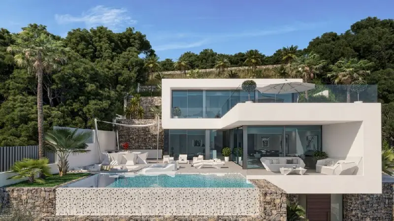 Villa en Calpe con Vistas al Mar Calefaccion Piscina Infinity