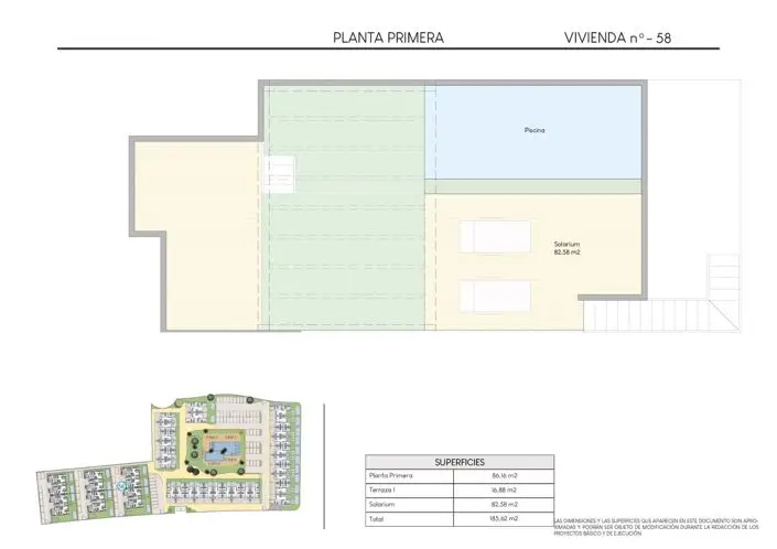 Bungalow 3 Dormitorios Finestrat Costa Blanca