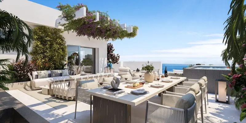 Atico en venta en Bahia de Casares con vistas al mar