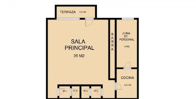 Venta Local Comercial Amueblado en Zaragoza Centro
