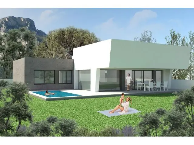 Villa Moderna en Polop Alto Alicante con Vistas Impresionantes