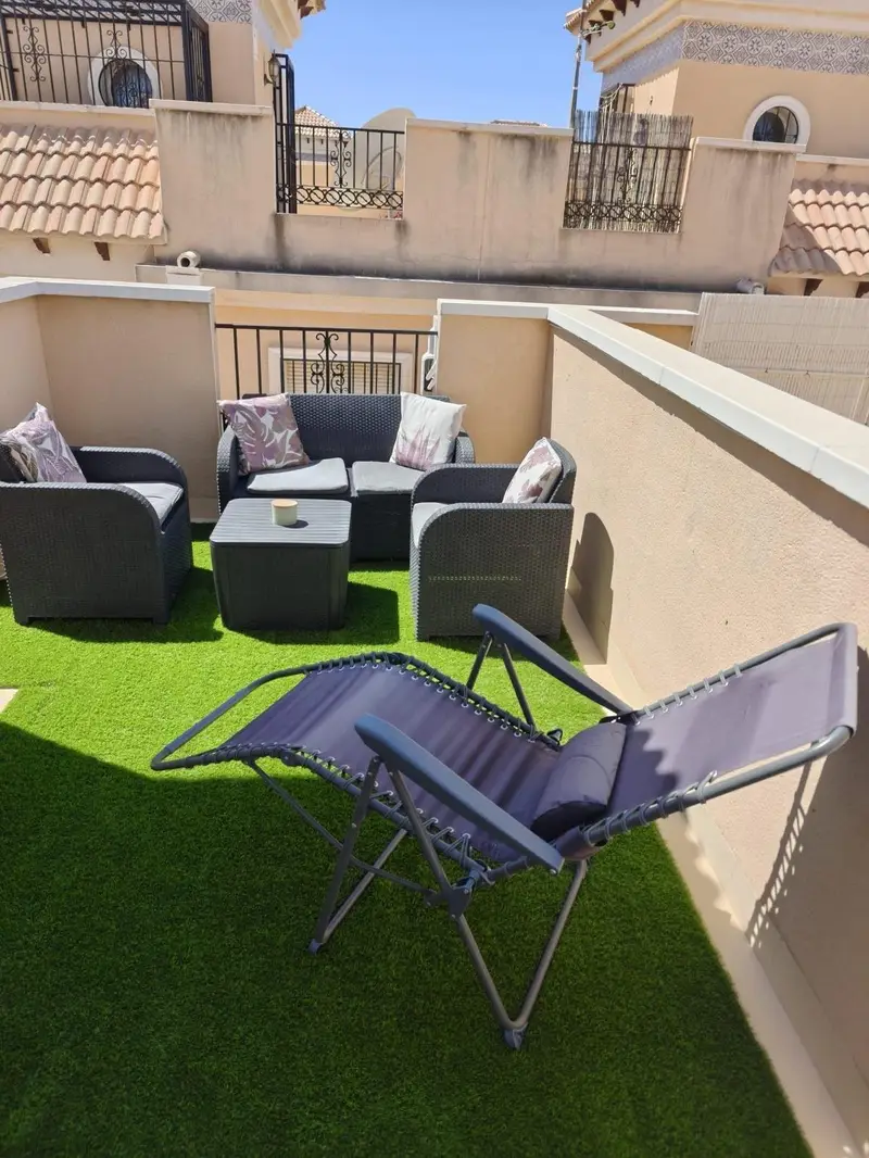 Adosado 3 Dormitorios Orihuela Costa Jardin Piscina Solarium