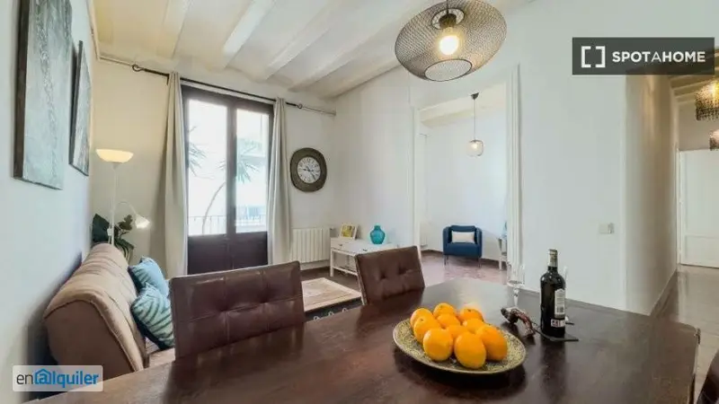 Apartamento 2 Dormitorios Barcelona Amueblado