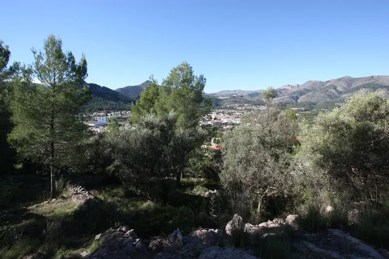 Parcela Urbana en Orba Costa Blanca 1000m2 Vistas Montaña Playa