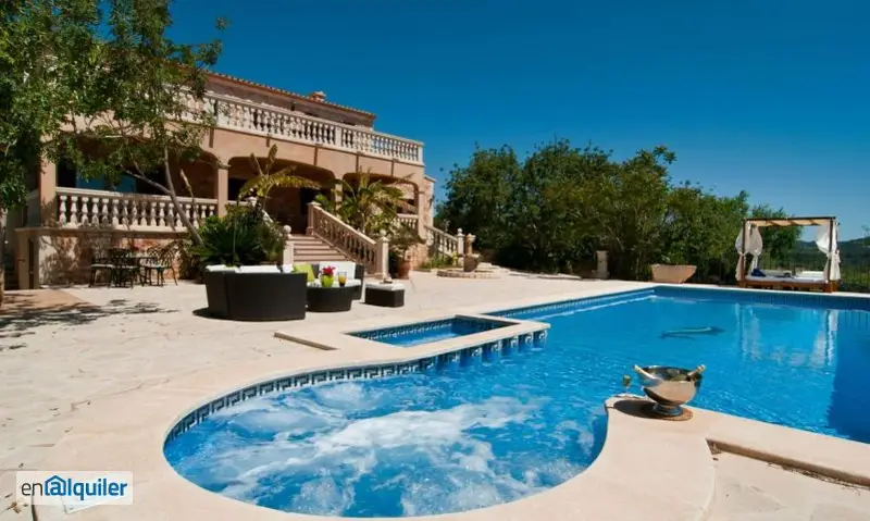 Alquiler Casa Piscina Santanyi Mallorca