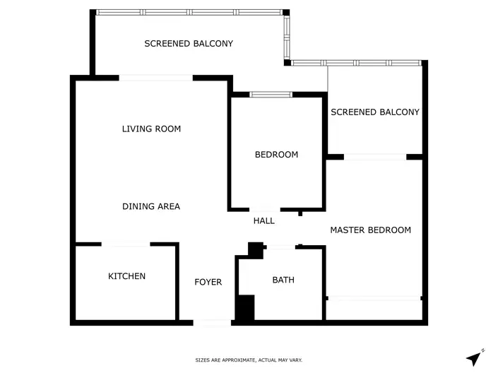 Apartamento 2 Dormitorios Los Pacos Vistas Montaña Balcón